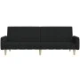 2-Sitzer-Schlafsofa aus schwarzem Stoff von , Sofas - Ref: Foro24-375760, Preis: 290,91 €, Rabatt: %