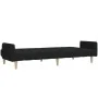 Two-seater black fabric sofa bed by , Sofas - Ref: Foro24-375760, Price: 290,91 €, Discount: %