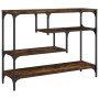 Konsolentisch Holzwerkstoff Räuchereiche 100x30x75 cm von , Seitentische - Ref: Foro24-838915, Preis: 66,97 €, Rabatt: %