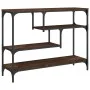Konsolentisch aus Holzwerkstoff braune Eiche 100x30x75 cm von , Seitentische - Ref: Foro24-838917, Preis: 61,70 €, Rabatt: %