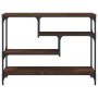 Engineered wood brown oak console table 100x30x75 cm by , Side tables - Ref: Foro24-838917, Price: 62,47 €, Discount: %