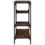 Konsolentisch aus Holzwerkstoff braune Eiche 100x30x75 cm von , Seitentische - Ref: Foro24-838917, Preis: 61,70 €, Rabatt: %