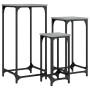 Stackable side tables 3 pieces engineered wood Sonoma gray by , Side tables - Ref: Foro24-838941, Price: 49,79 €, Discount: %