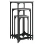 Stackable side tables 3 pieces engineered wood Sonoma gray by , Side tables - Ref: Foro24-838941, Price: 49,31 €, Discount: %