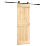 Puerta corredera con herrajes madera maciza de pino 70x210 cm von , Türen - Ref: Foro24-3203064, Preis: 166,04 €, Rabatt: %