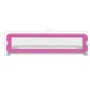 Barandilla de seguridad cama de niño 2 uds rosa 150x42 cm de vidaXL, Barandillas de seguridad - Ref: Foro24-276086, Precio: 5...