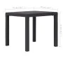 Brauner Gartentisch aus Kunststoff in Rattanoptik, 79 x 79 x 72 cm von vidaXL, Gartentische - Ref: Foro24-45603, Preis: 102,0...