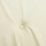 High back garden chair cushion 2 pcs cream fabric 120x50x3cm by , Cushions for chairs and sofas - Ref: Foro24-43181, Price: 4...