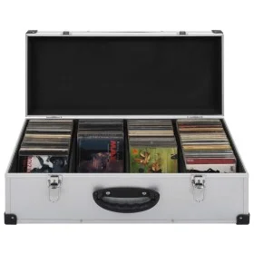 Briefcase for 80 CDs, silver aluminum and ABS by vidaXL, CD/DVD organizers and boxes - Ref: Foro24-91854, Price: 59,17 €, Dis...