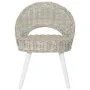 Butaca de ratán kubu blanco de , Sillones - Ref: Foro24-285229, Precio: 227,21 €, Descuento: %