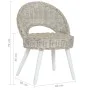 Butaca de ratán kubu blanco de , Sillones - Ref: Foro24-285229, Precio: 227,21 €, Descuento: %