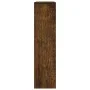 Shoe cabinet with mirror 2 levels smoked oak 63x17x67 cm by , Shoe racks and shoe organizers - Ref: Foro24-342632, Price: 80,...