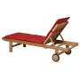 Madison Panama lounger cushion brick red 200x60 cm by , Cushions for chairs and sofas - Ref: Foro24-434698, Price: 87,31 €, D...