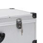 Maletín para 80 CD aluminio y ABS plateado de vidaXL, Organizadores y cajas de CD/DVD - Ref: Foro24-91854, Precio: 60,42 €, D...