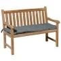 Madison Basic bench cushion gray 120x48 cm by , Cushions for chairs and sofas - Ref: Foro24-447121, Price: 39,30 €, Discount: %