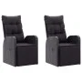 7-Piece Black Garden Dining Set by , Garden sets - Ref: Foro24-3067909, Price: 1,00 €, Discount: %