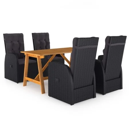 5-teiliges schwarzes Garten-Essset von , Gartensets - Ref: Foro24-3068768, Preis: 845,22 €, Rabatt: %