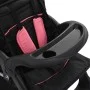 Carrito para 2 niños tandem de acero rosa y negro de vidaXL, Cochecitos de bebé - Ref: Foro24-10157, Precio: 205,39 €, Descue...