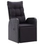 Juego de comedor de jardín 7 piezas con cojines negro de , Conjuntos de jardín - Ref: Foro24-3099503, Precio: 1,00 €