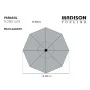 Madison Flores Luxe round umbrella 300 cm gray by , Umbrellas - Ref: Foro24-418777, Price: 126,65 €, Discount: %