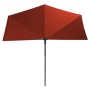 Madison Sombrilla para balcón Sun Wave 270x150 cm rojo ladrillo de , Sombrillas - Ref: Foro24-423725, Precio: 183,68 €