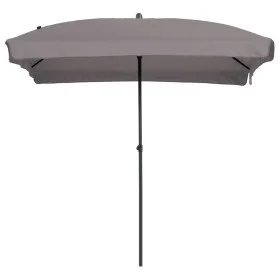 Madison Patmos Luxe rectangular umbrella 210x140 cm taupe gray by , Umbrellas - Ref: Foro24-418775, Price: 77,72 €, Discount: %