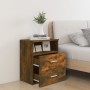 Nachttische 2 Stück, Farbe Eiche geräuchert, 50 x 32 x 60 cm von vidaXL, Nachttische - Ref: Foro24-815859, Preis: 60,28 €, Ra...