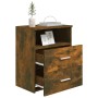 Nachttische 2 Stück, Farbe Eiche geräuchert, 50 x 32 x 60 cm von vidaXL, Nachttische - Ref: Foro24-815859, Preis: 60,28 €, Ra...
