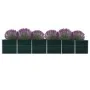 Arriate de jardín de acero galvanizado verde 480x80x77 cm de , Maceteros y jardineras - Ref: Foro24-47069, Precio: 161,46 €, ...