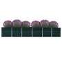 Grünes Gartenbett aus verzinktem Stahl, 480 x 80 x 77 cm von , Töpfe und Pflanzgefäße - Ref: Foro24-47069, Preis: 144,52 €, R...