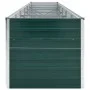 Arriate de jardín de acero galvanizado verde 480x80x77 cm de , Maceteros y jardineras - Ref: Foro24-47069, Precio: 161,46 €, ...