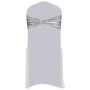 25 Stück elastische Stuhlschleife mit silbernem Diamantverschluss von , Abdeckungen - Ref: Foro24-133580, Preis: 40,67 €, Rab...