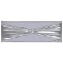 25 Stück elastische Stuhlschleife mit silbernem Diamantverschluss von , Abdeckungen - Ref: Foro24-133580, Preis: 39,05 €, Rab...