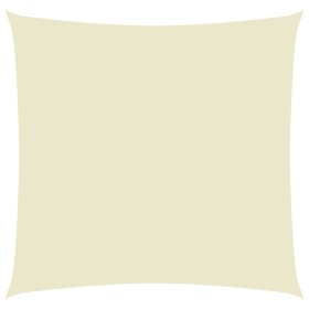 Cream Oxford fabric square sail awning 5x5 m by , Umbrellas - Ref: Foro24-135196, Price: 77,02 €, Discount: %