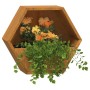 Wandpflanzgefäße 2 Stück rostiger Cortenstahl 30x10x25 cm von , Töpfe und Pflanzgefäße - Ref: Foro24-823684, Preis: 35,07 €, ...