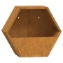 Jardineras de pared 2 uds acero corten oxidado 30x10x25 cm de , Maceteros y jardineras - Ref: Foro24-823684, Precio: 34,47 €,...