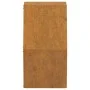 Jardineras de pared 2 uds acero corten oxidado 30x10x25 cm de , Maceteros y jardineras - Ref: Foro24-823684, Precio: 34,47 €,...