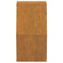 Wandpflanzgefäße 2 Stück rostiger Cortenstahl 30x10x25 cm von , Töpfe und Pflanzgefäße - Ref: Foro24-823684, Preis: 35,07 €, ...