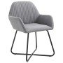 Drehbare Esszimmerstühle, 2 Einheiten, hellgrauer Stoff von vidaXL, Essstühle - Ref: Foro24-249807, Preis: 161,56 €, Rabatt: %