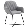 Sillas de comedor giratorias 2 unidades tela gris claro de vidaXL, Sillas de comedor - Ref: Foro24-249807, Precio: 161,93 €, ...