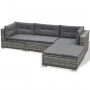 6-teiliges Gartensofa-Set und graue synthetische Rattankissen von , Gartensets - Ref: Foro24-42105, Preis: 579,01 €, Rabatt: %