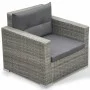 6-teiliges Gartensofa-Set und graue synthetische Rattankissen von , Gartensets - Ref: Foro24-42105, Preis: 579,01 €, Rabatt: %