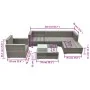 6-teiliges Gartensofa-Set und graue synthetische Rattankissen von , Gartensets - Ref: Foro24-42105, Preis: 579,01 €, Rabatt: %