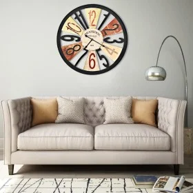 Multicolor metal wall clock 60 cm by , Wall clocks - Ref: Foro24-283863, Price: 53,70 €, Discount: %