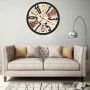 Multicolor metal wall clock 60 cm by , Wall clocks - Ref: Foro24-283863, Price: 53,68 €, Discount: %
