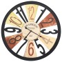 Reloj de pared de metal multicolor 60 cm | Foro24.es | Tu tienda online para hogar, jardín y más Foro24.es
