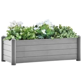 PP-Gartenbett steingrau 100x43x35 cm von , Töpfe und Pflanzgefäße - Ref: Foro24-317580, Preis: 117,04 €, Rabatt: %