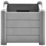 PP-Gartenbett steingrau 100x43x35 cm von , Töpfe und Pflanzgefäße - Ref: Foro24-317580, Preis: 125,04 €, Rabatt: %