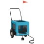 Haustier-Fahrradanhänger, Eisen-Oxford-Stoff, Blau, Schwarz von , Kinderwagen für Haustiere - Ref: Foro24-93932, Preis: 92,06...