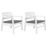 Garden furniture set 3 pieces white plastic by vidaXL, Garden sets - Ref: Foro24-45620, Price: 192,54 €, Discount: %